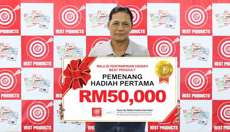 Encik Mod Talib Bin Ayub - Hadiah Pertama Kempen Kecilan Kedua Kempen ke-26, RM50,000.00